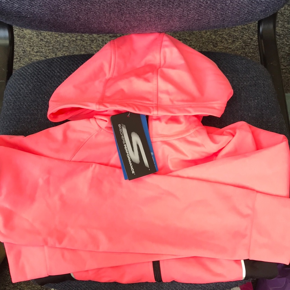 NEW AUTHENTIC SKECHERS Knit Full-Zip Jacket